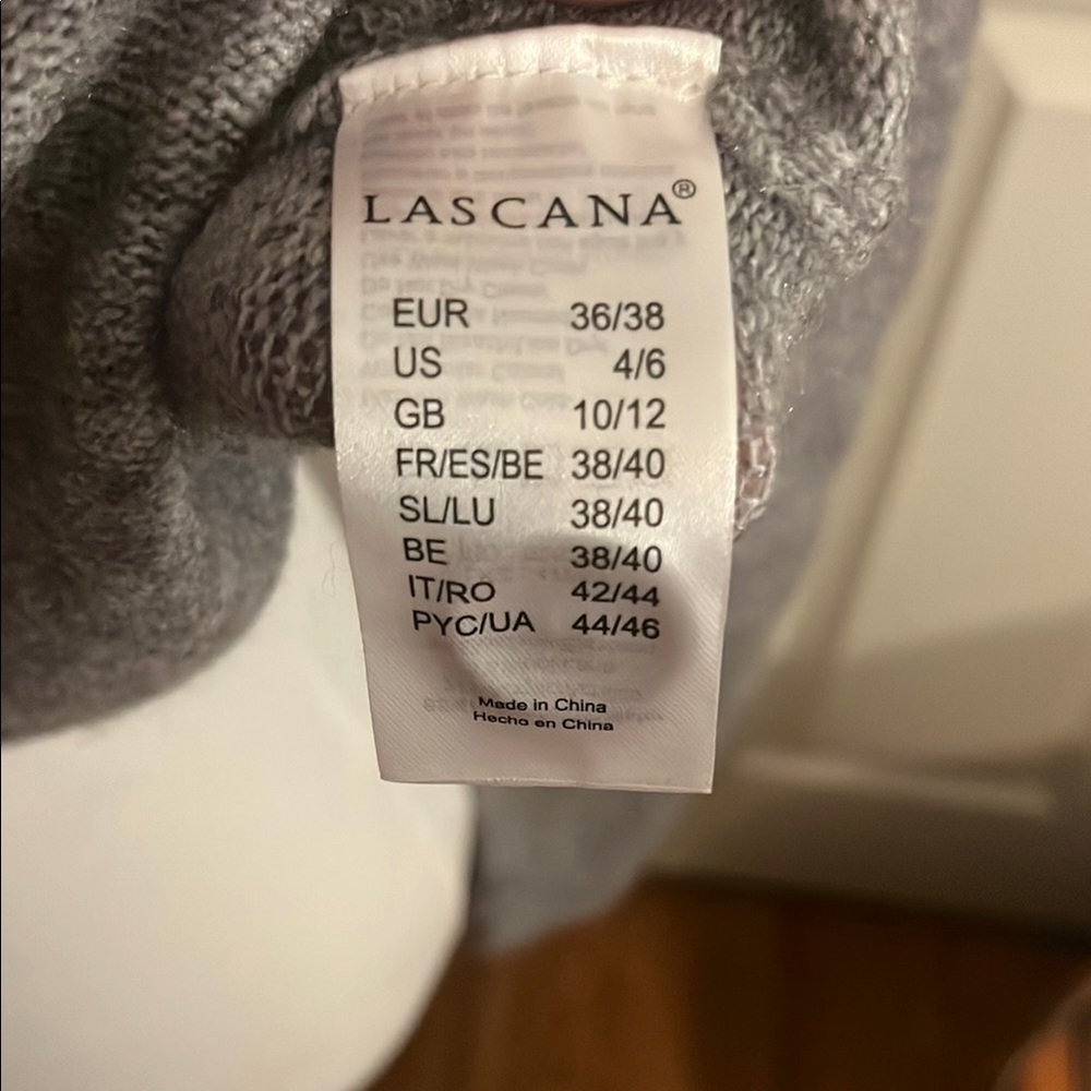 Heather Gray Knit Cardigan Sweater - Picture 2 of 4